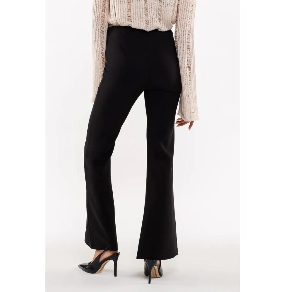 High Waisted Flared Leg Pant