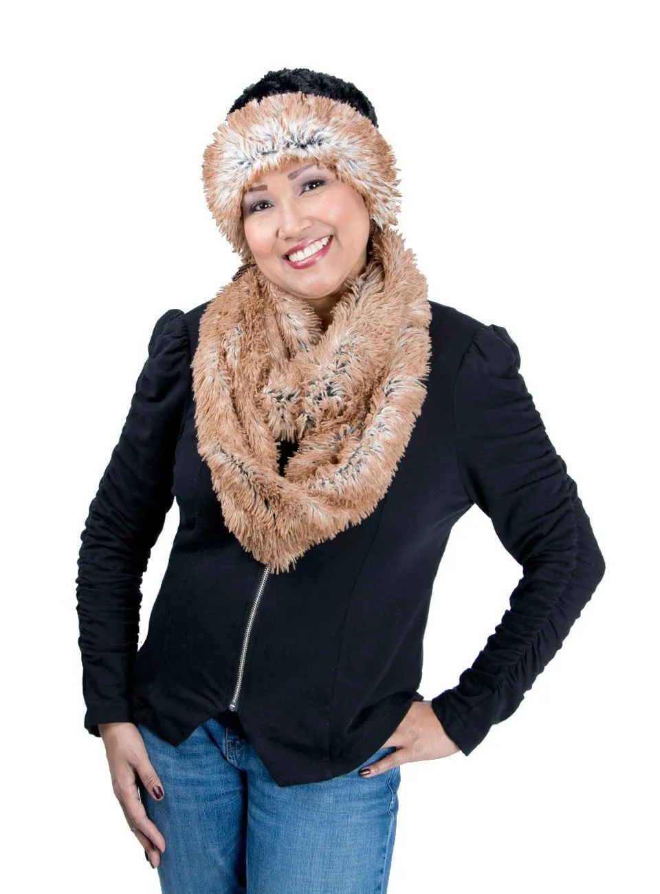 Infinity Scarf - Fox Faux Fur