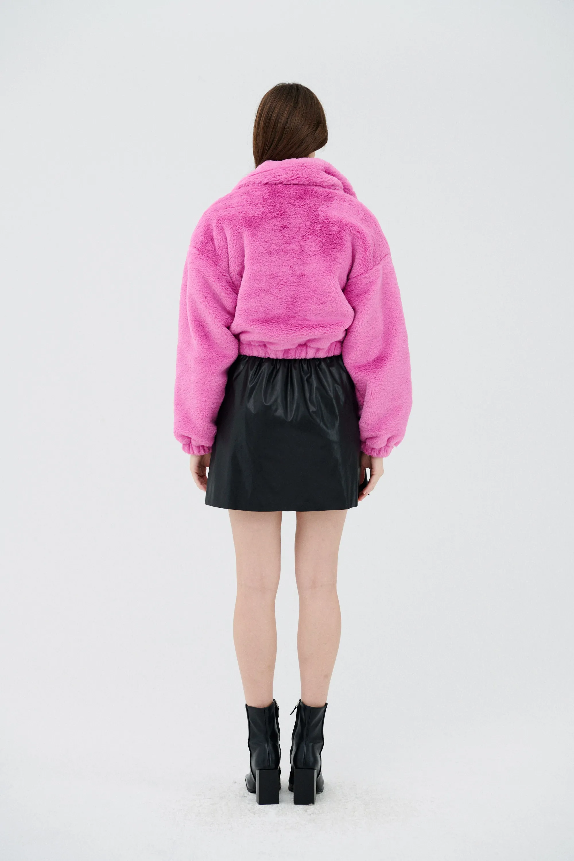 Iris Faux Fur Bomber Jacket