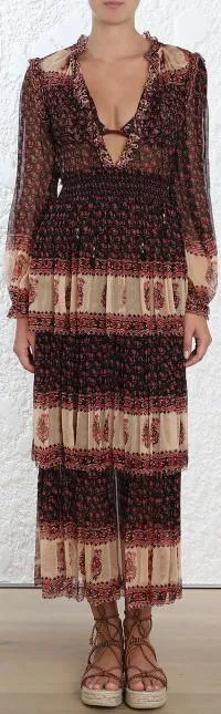 Jaya Stamp Layer Dress