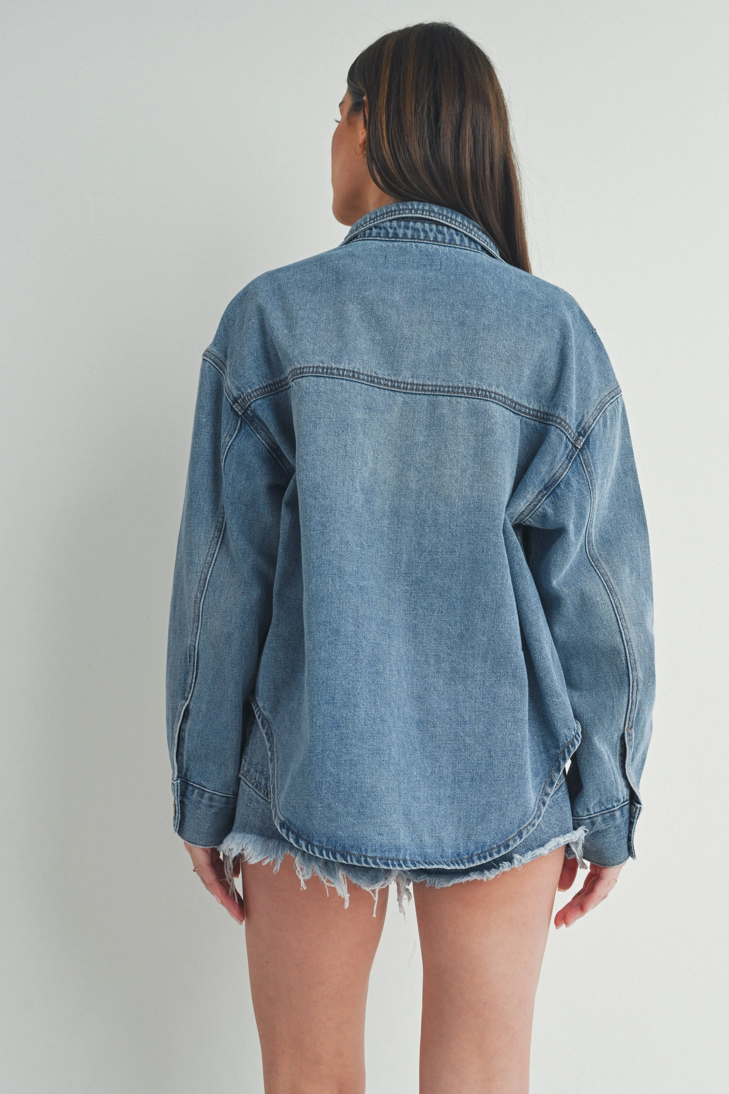 Just Black - Denim Shacket