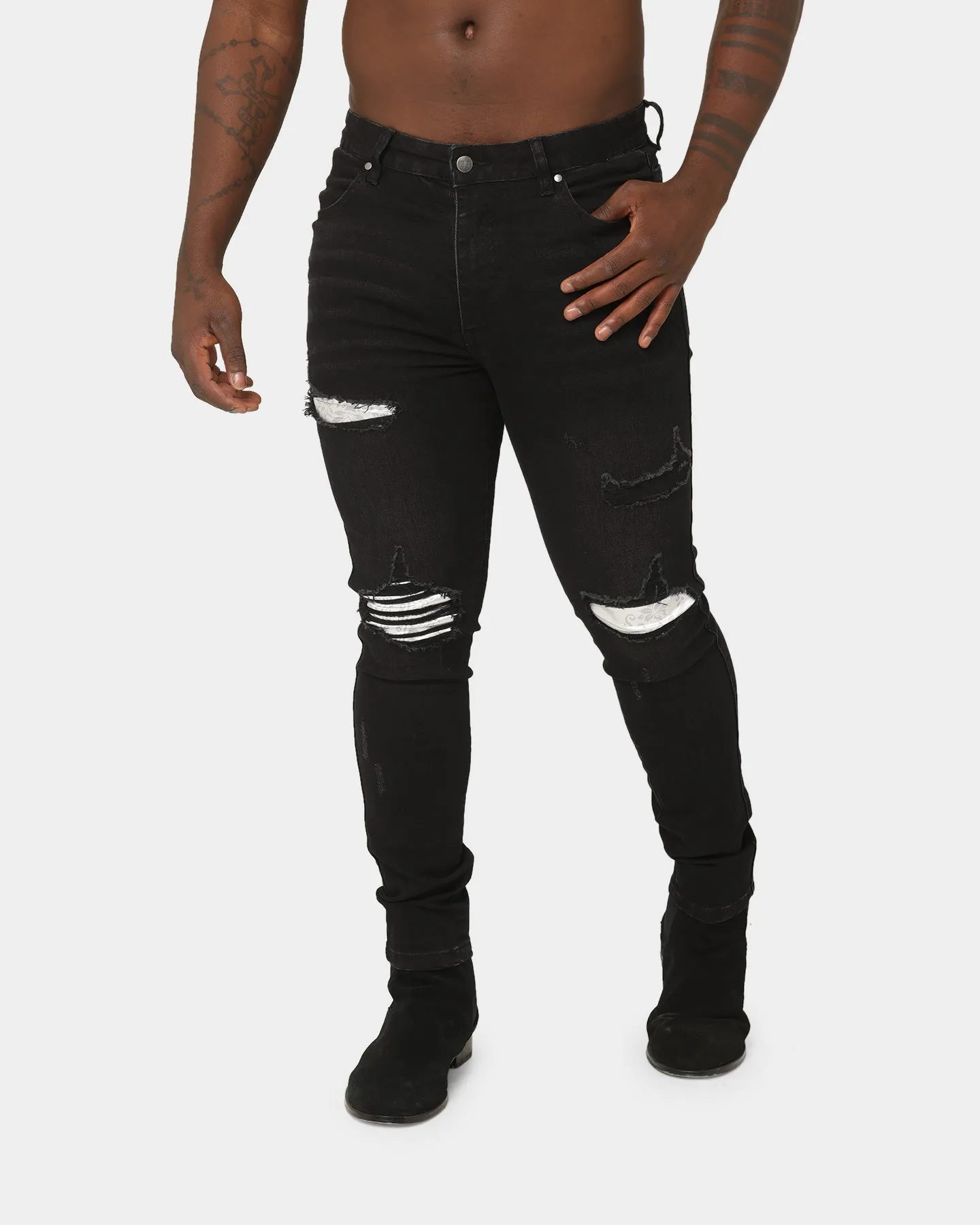 Last Kings Floridian Denim Jeans Washed Black