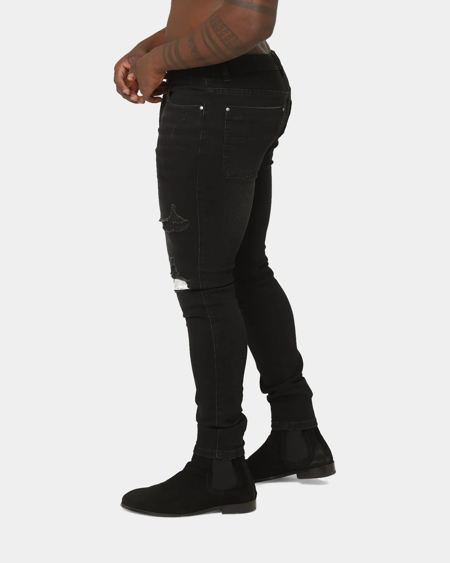 Last Kings Floridian Denim Jeans Washed Black