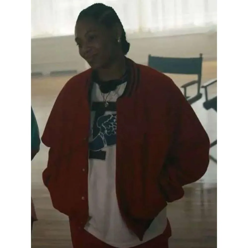 Laverne Thomas Power Book Iii Raising Kanan S03 Red Bomber Jacket