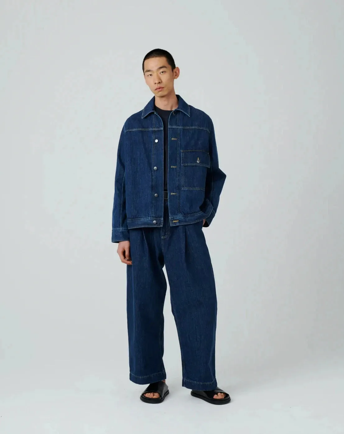 Lazar Washed Denim Jacket