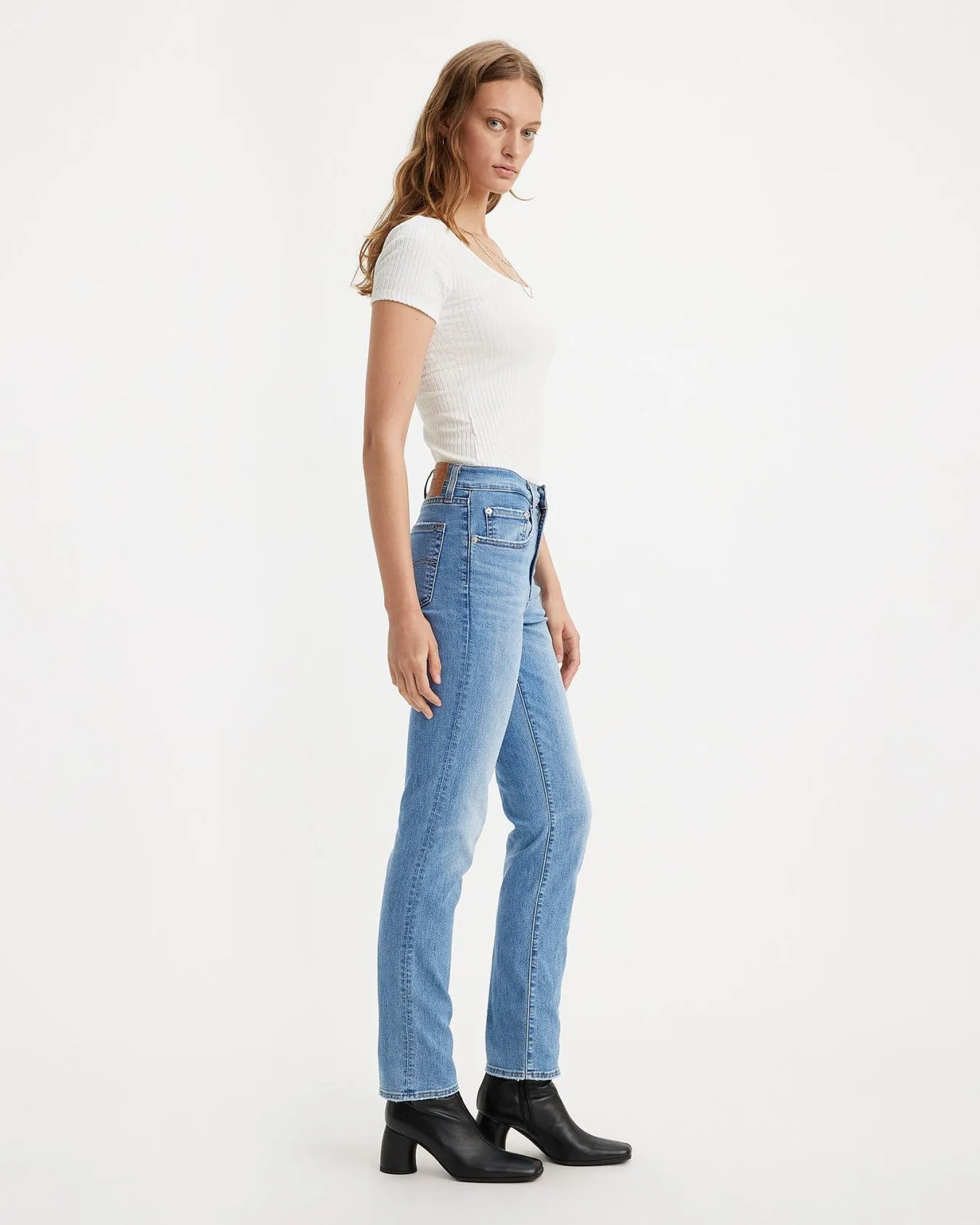 Levi's® Womens 724 Performance Cool High Rise Straight Leg Jeans - Cool Journey