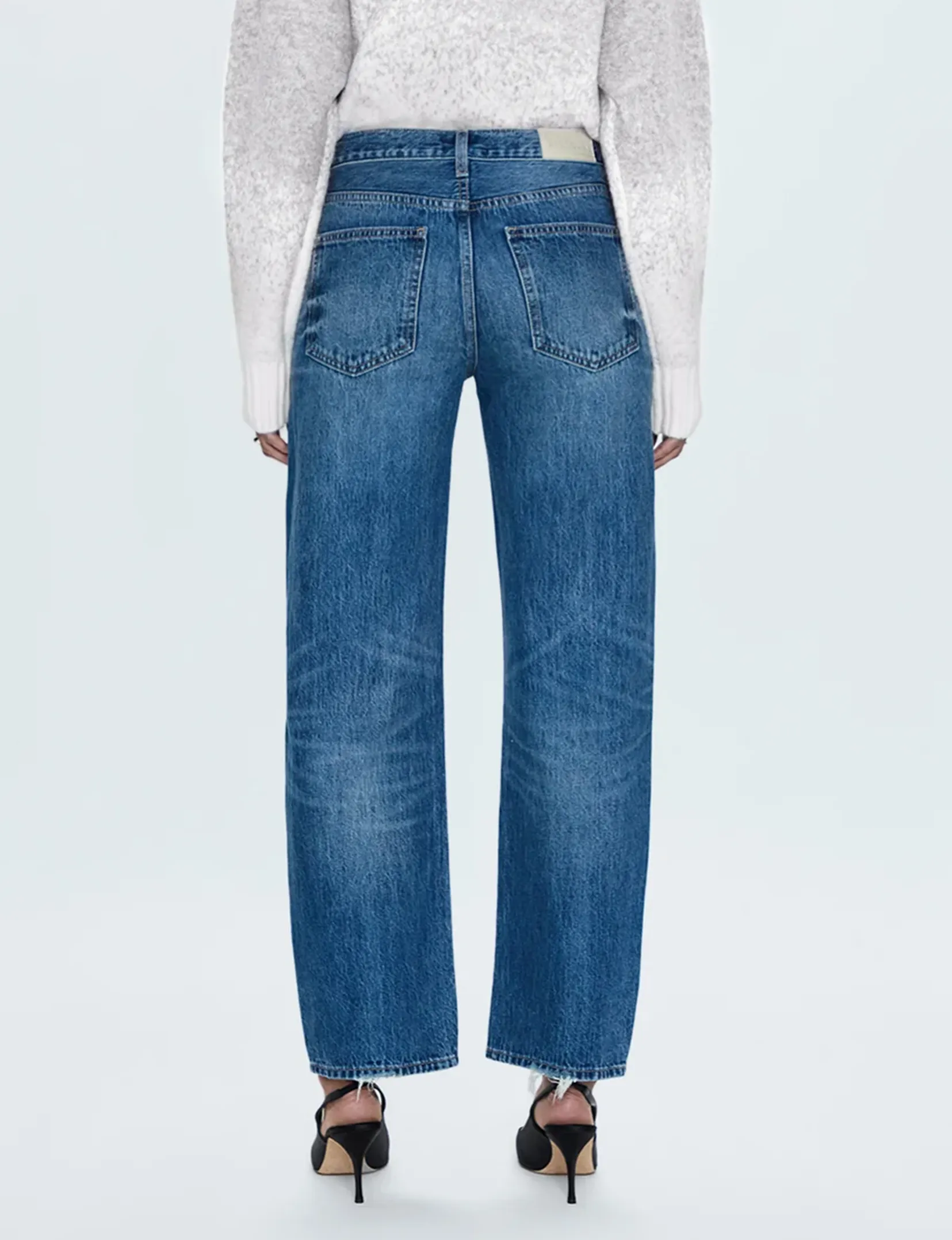 Lexi Relaxed Straight Jeans, Transcend