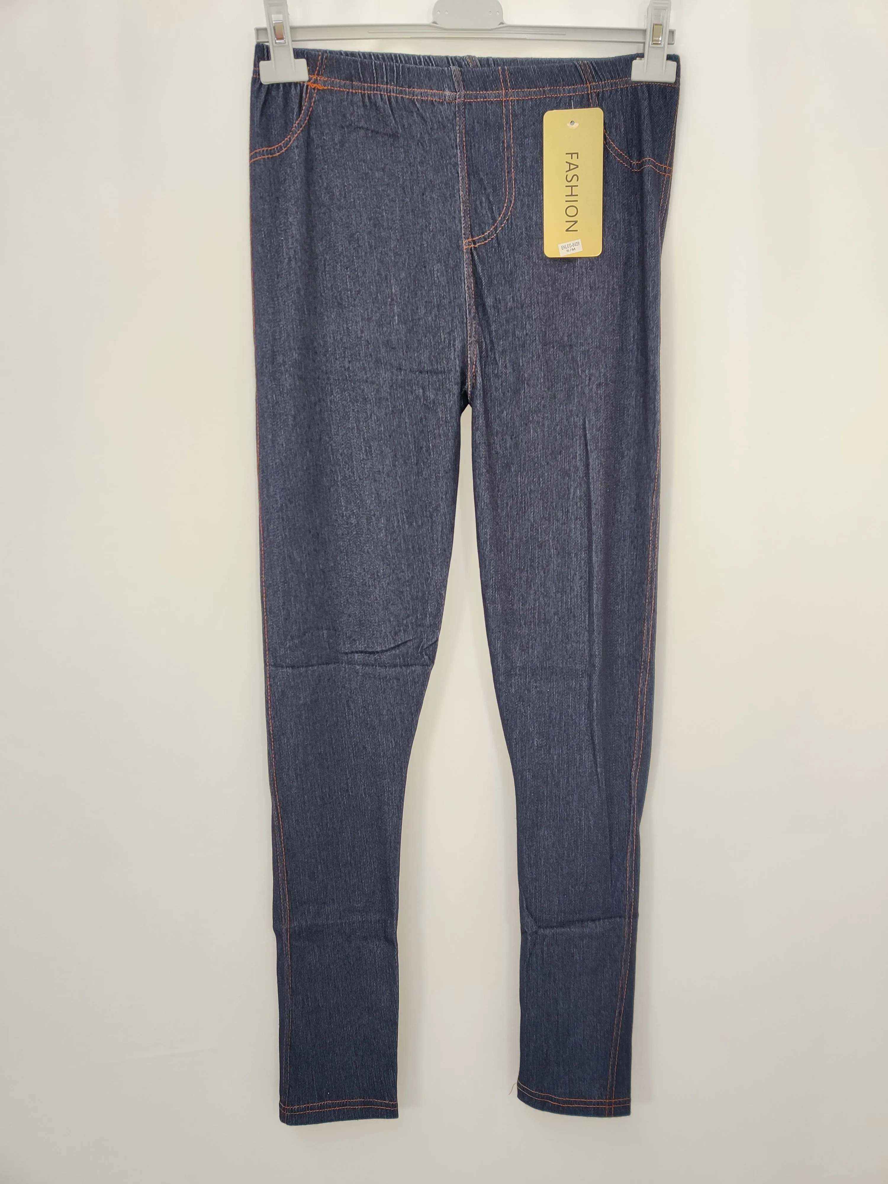 Lightweight Denim Jeggings - Blue