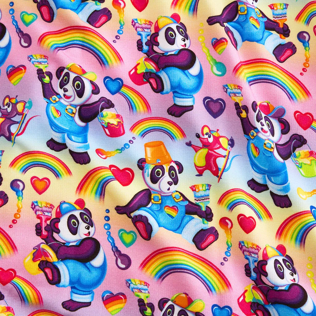 Lisa Frank® Panda Painter French Terry Joggers