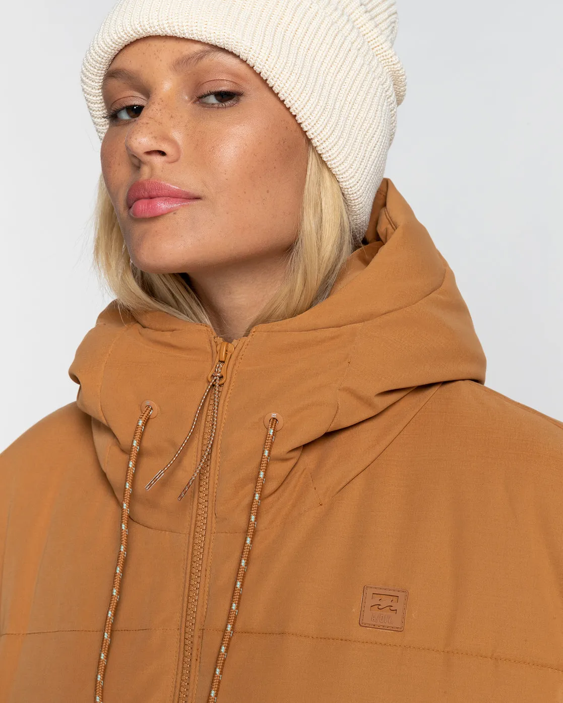 Love On You Hooded Jacket - Caramel