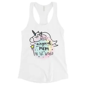 Magical Mom Unicorn Womens Cute Mothers Day Gift Tank Top Sleeveless Shirt