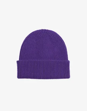 Merino Wool Beanie - Ultra Violet