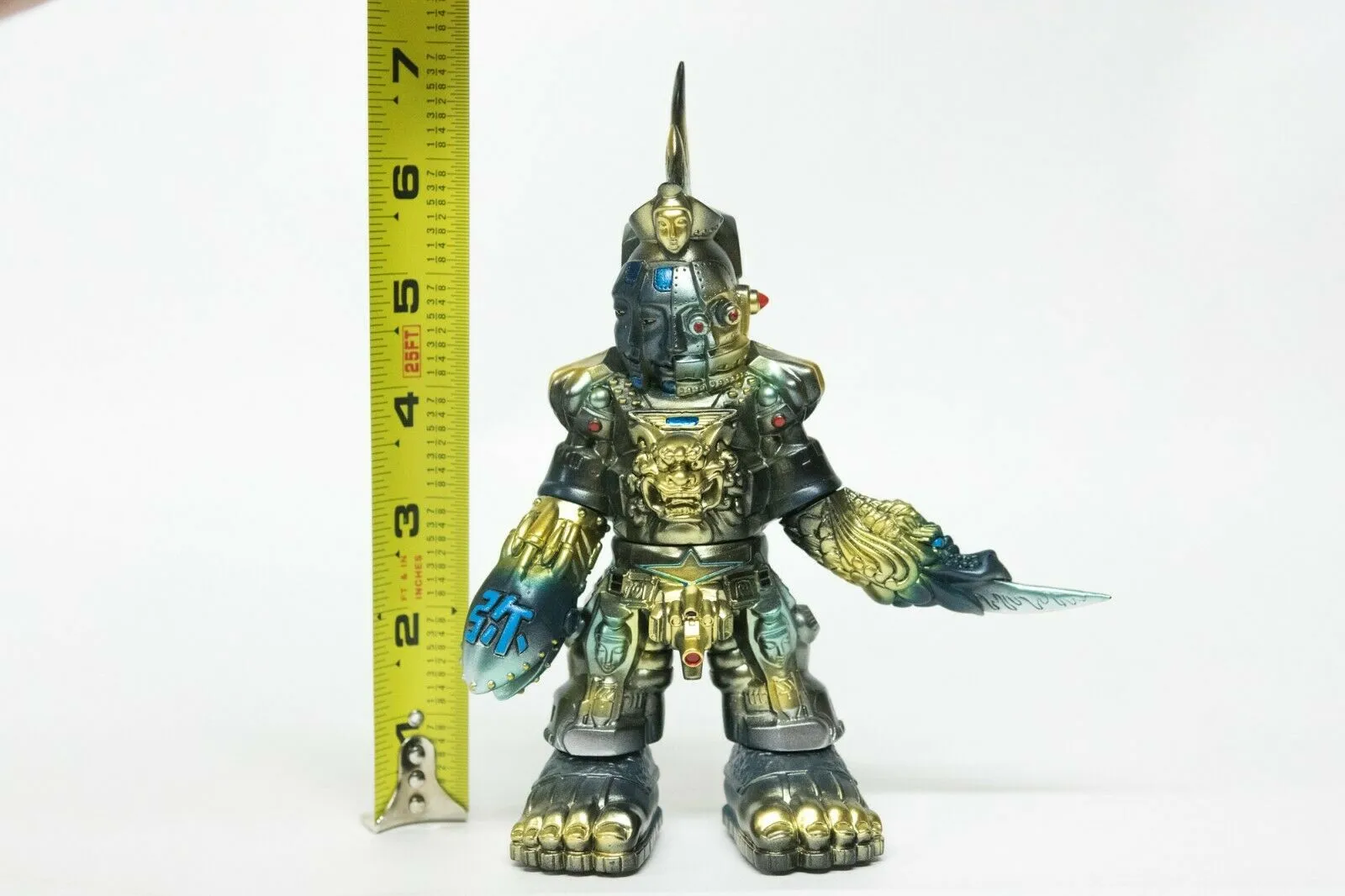 Mirock Toy Massive Attack Golden Bomber Sofubi Custom Painted Japanese Designer Toy