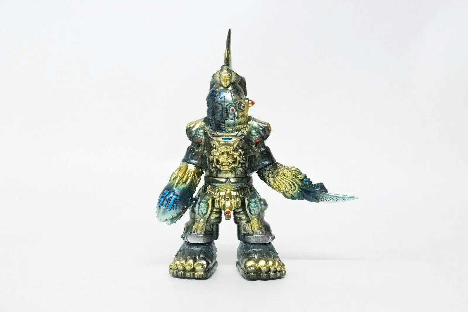 Mirock Toy Massive Attack Golden Bomber Sofubi Custom Painted Japanese Designer Toy