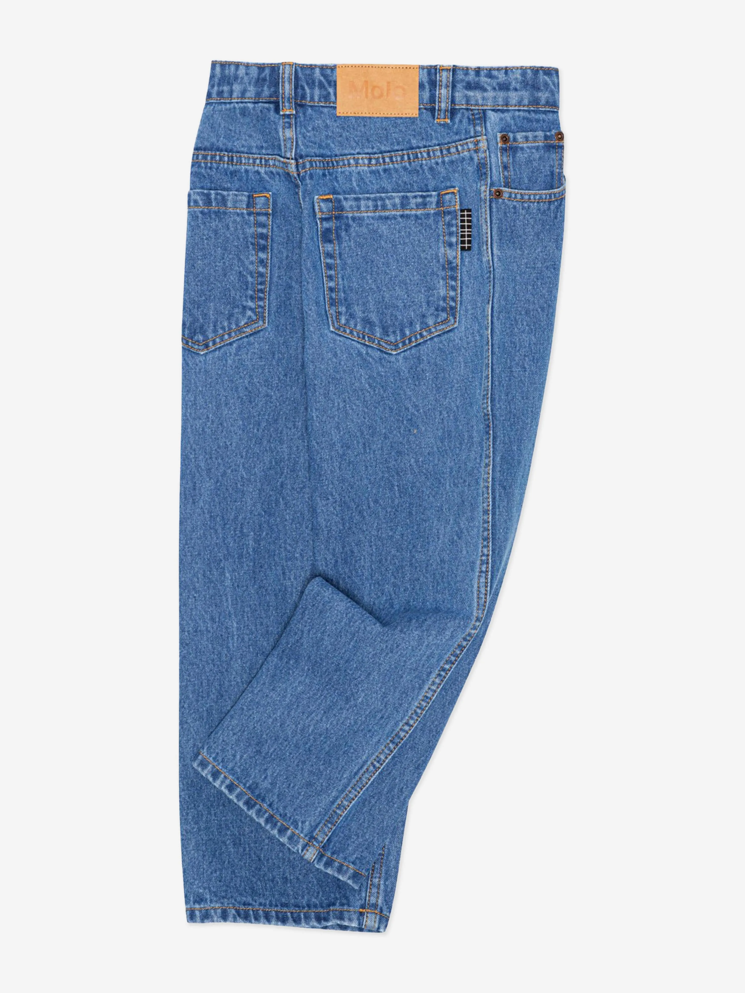 Molo Kids Stone Denim Regular Jeans in Blue