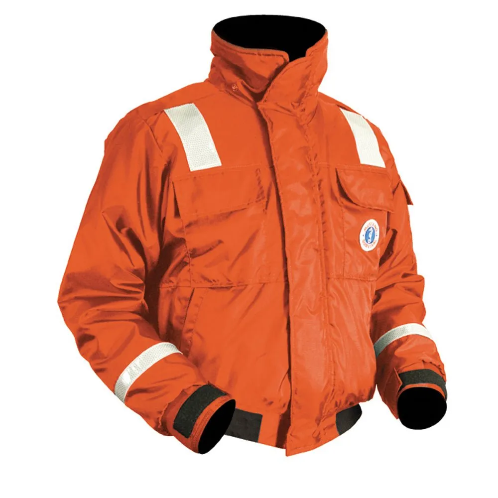 Mustang Classic Flotation Bomber Jacket with Reflective Tape