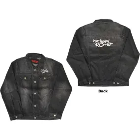 My Chemical Romance Unisex Denim Jacket: Logo (Back Print)