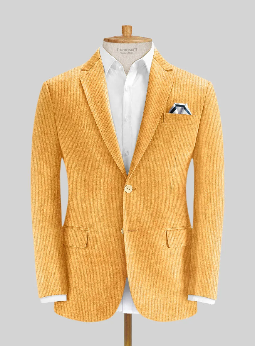 Naples Yellow Corduroy Jacket