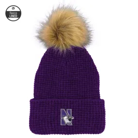 Northwestern Wildcats Belgian Knit Purple Beanie