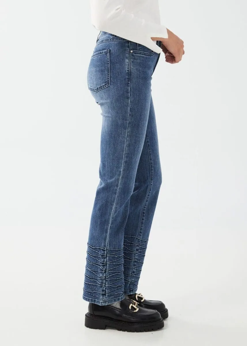 Olivia Bootleg Jean, Vintage Wash