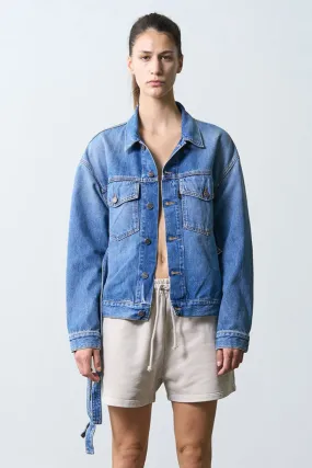 Oralee Jacket in Dirty Blue