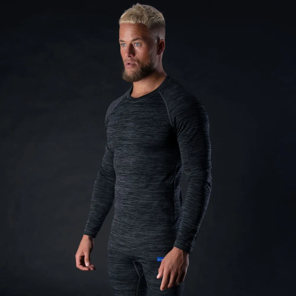 Oxford Advanced Base Layer Top Charcoal Marl