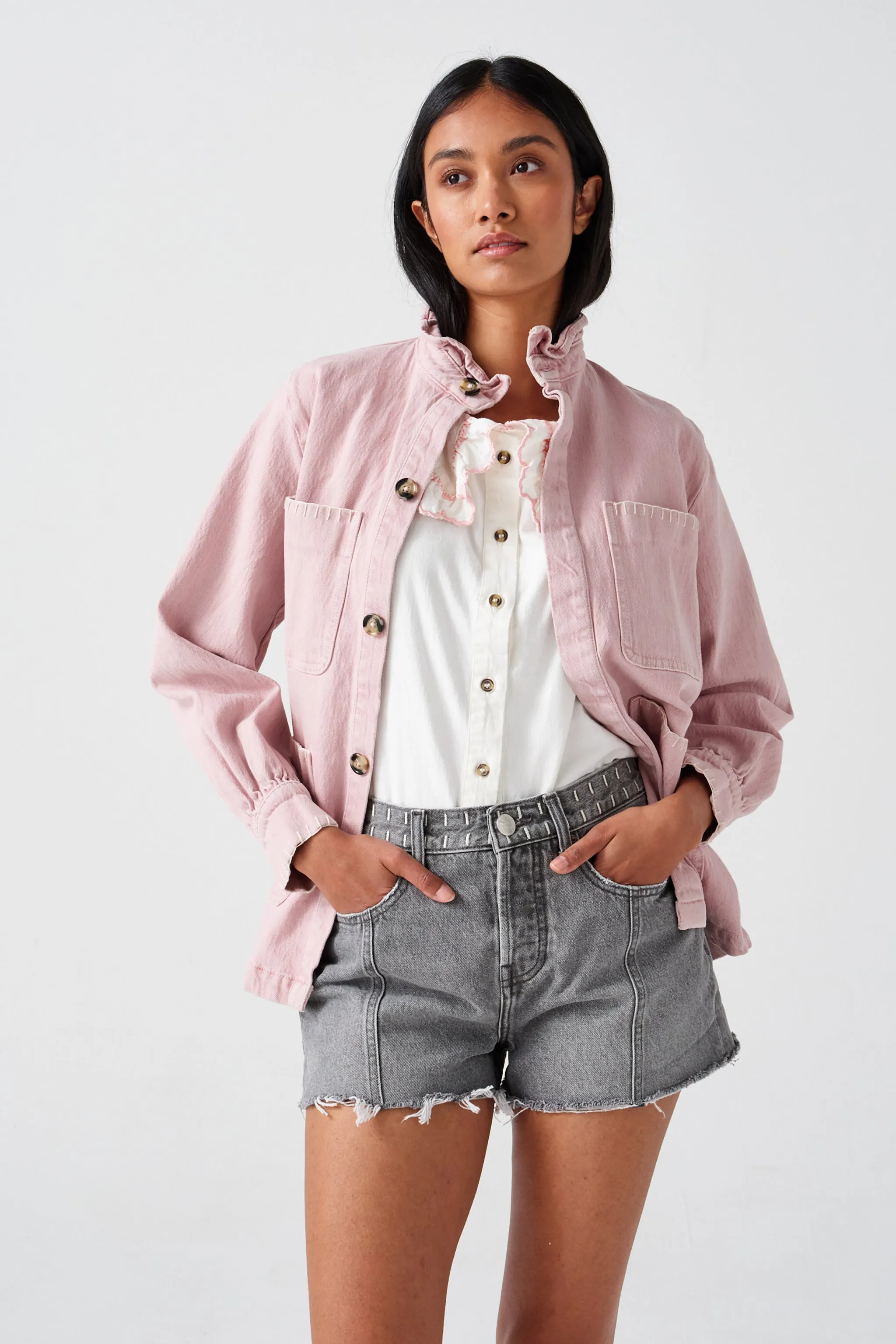 Pablo Jacket in Dusty Rose