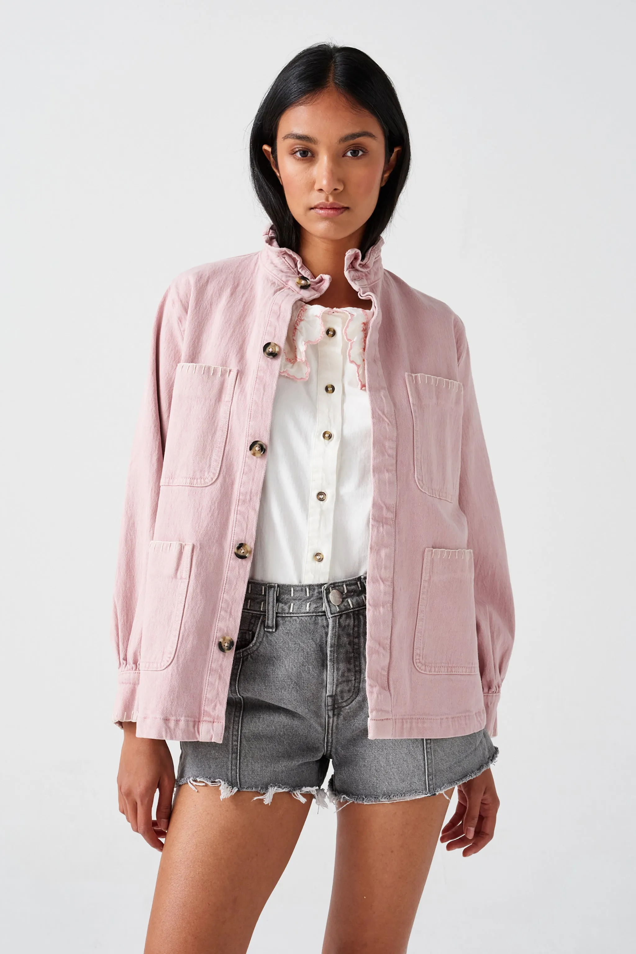 Pablo Jacket in Dusty Rose