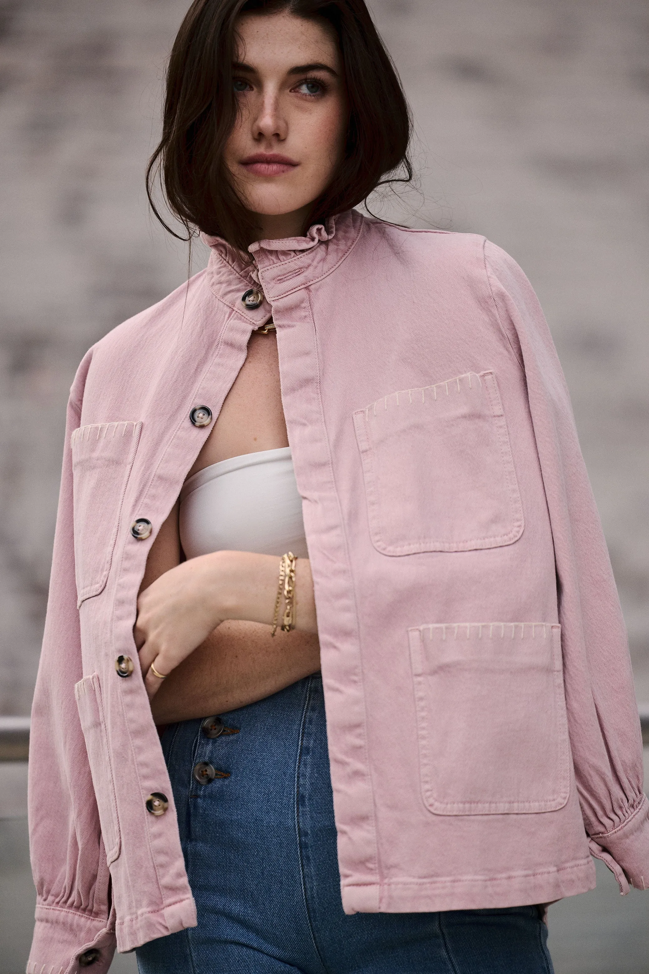 Pablo Jacket in Dusty Rose