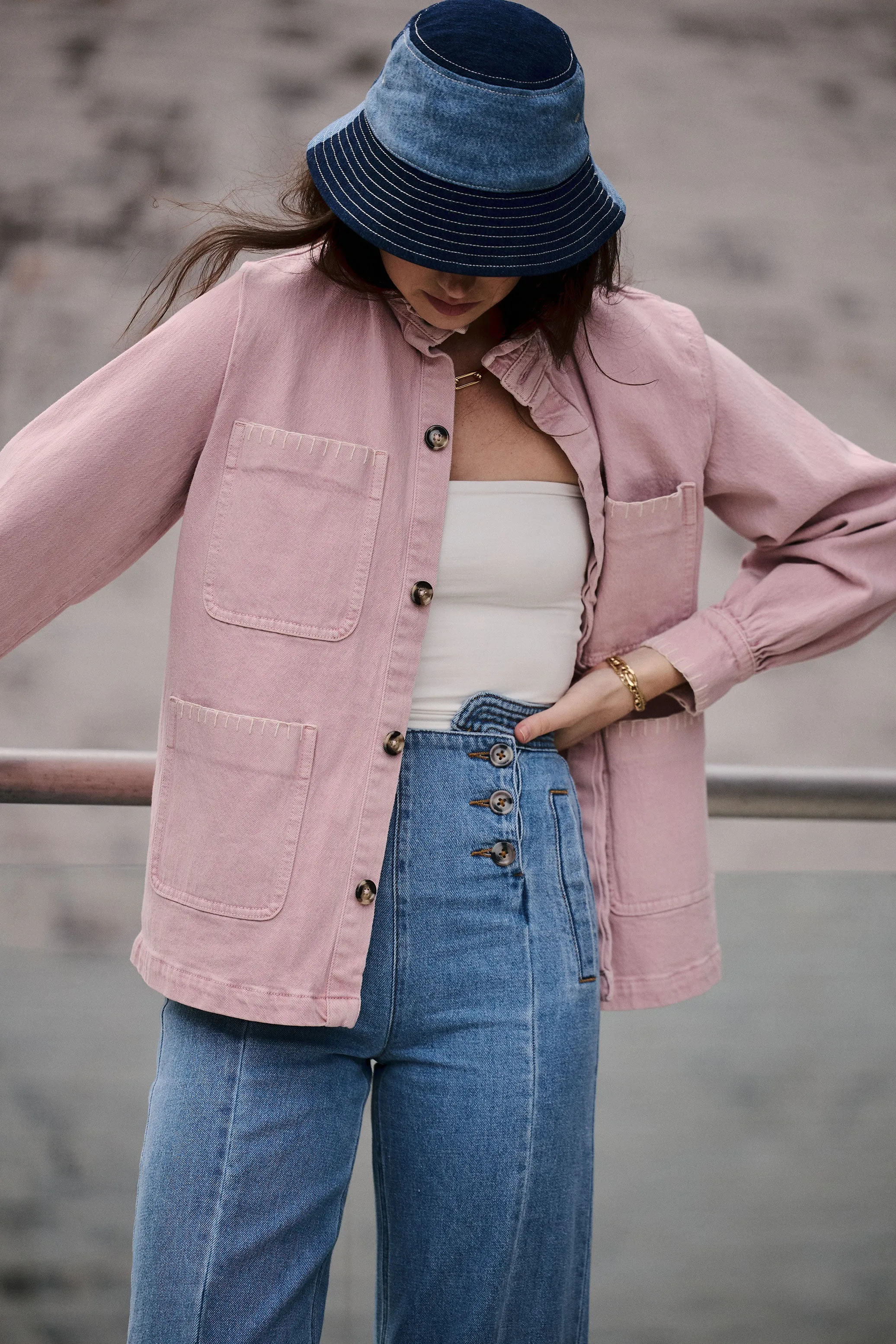 Pablo Jacket in Dusty Rose