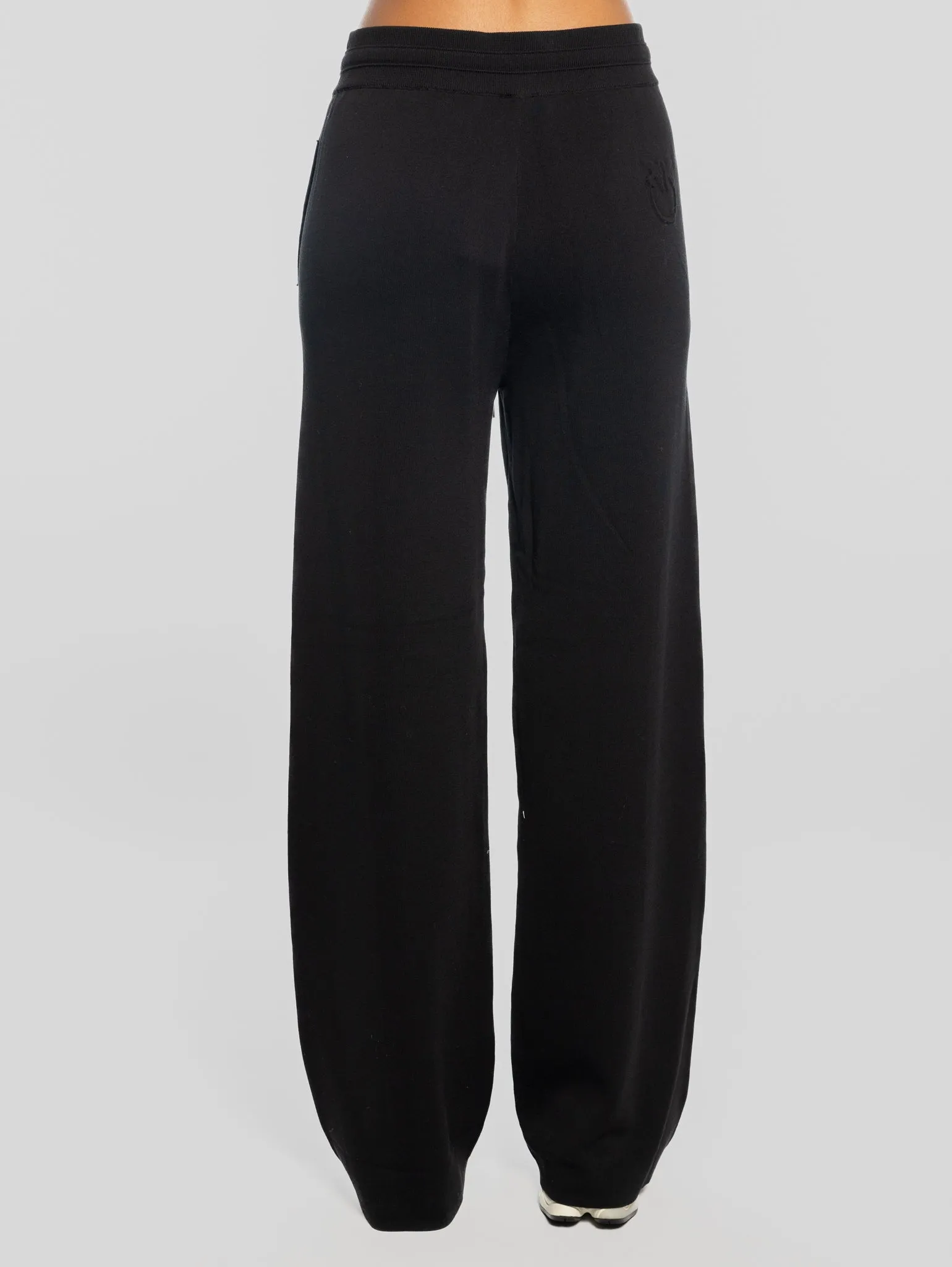 Pantaloni Joggers in Tessuto Tecnico Nero