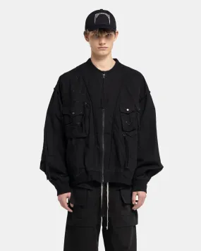 Parachute Cargo Bomber in Washed Black