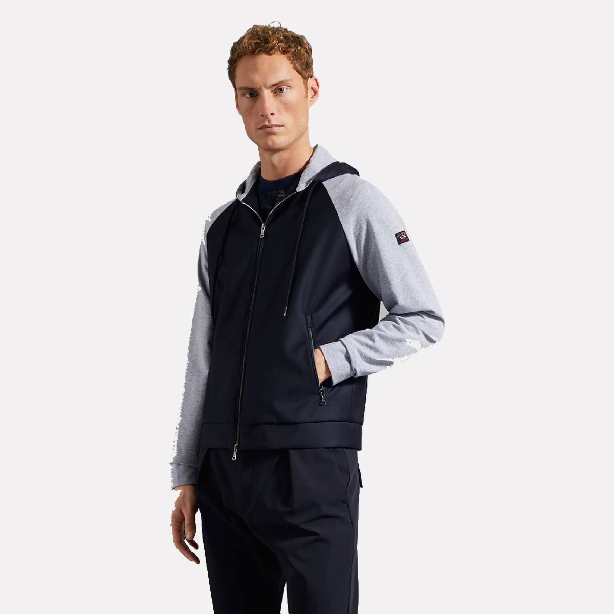 Paul & Shark Super Soft Loropiana Hooded Jacket / Navy