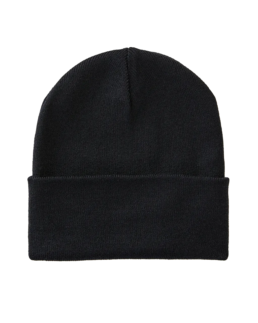 Premium Surf Tall Beanie in Black