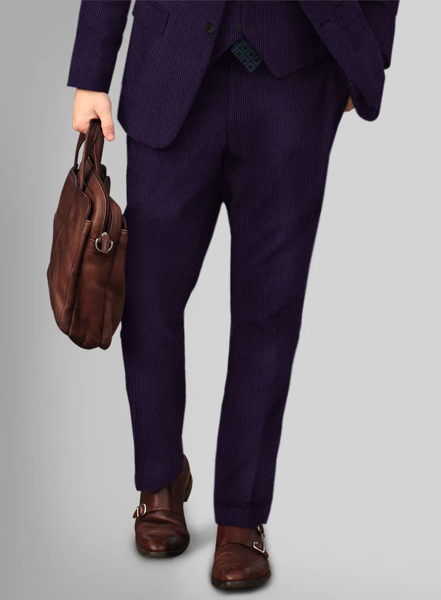 Purple Corduroy Suit