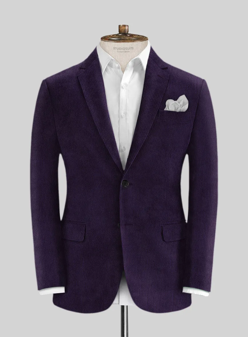 Purple Corduroy Suit