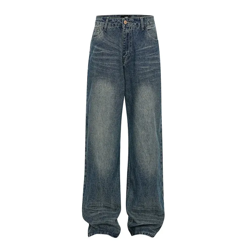 Retro Wash Wide Denim Jeans