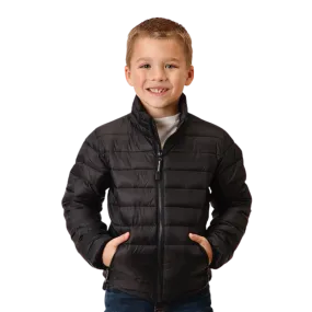 Roper Kid's Nylon Parachute Black Jacket