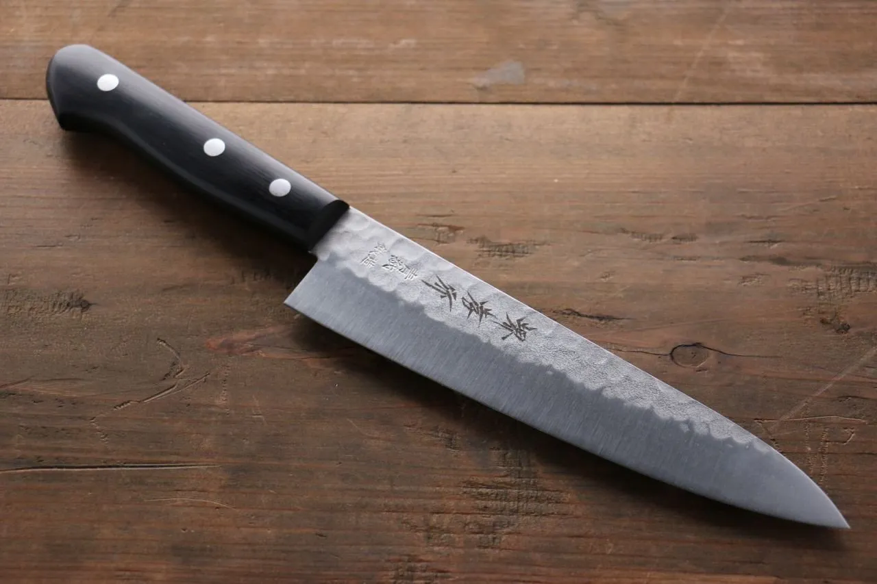 Sakai Takayuki Blue Steel Hammered 3 Layer Gyuto 180mm