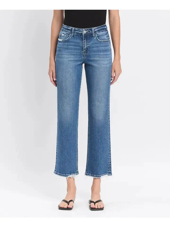 Serena High Rise Straight Jeans