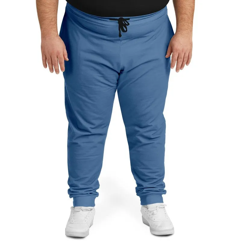 Shaded Pastel Blue Joggers | Unisex | with PLUS sizes | C60M30Y0K30