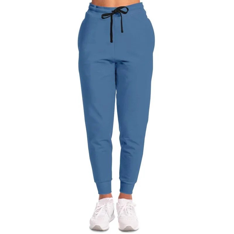 Shaded Pastel Blue Joggers | Unisex | with PLUS sizes | C60M30Y0K30