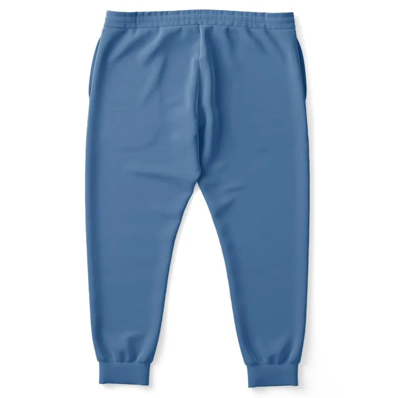 Shaded Pastel Blue Joggers | Unisex | with PLUS sizes | C60M30Y0K30