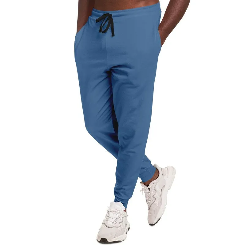 Shaded Pastel Blue Joggers | Unisex | with PLUS sizes | C60M30Y0K30