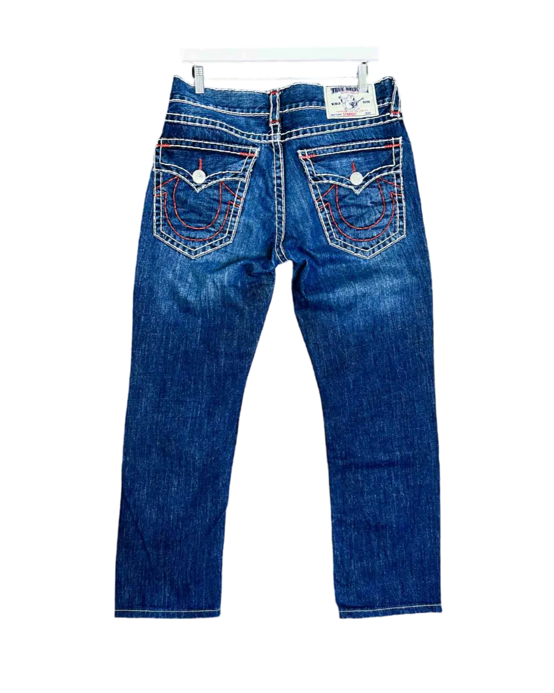 Size 34 | True Religion Blue Constrast Stitch Jeans