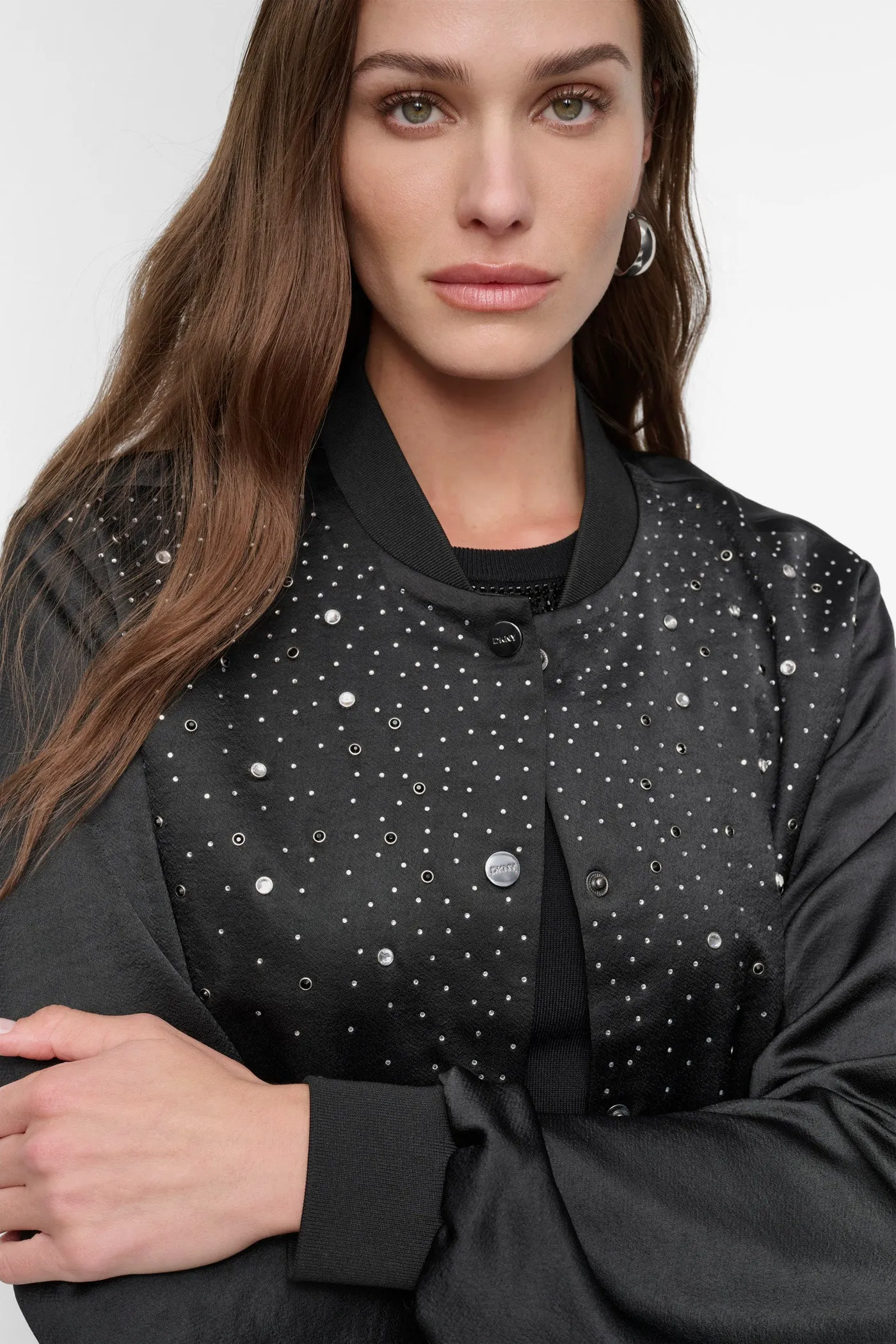 STUDDED BOMBER JACKET