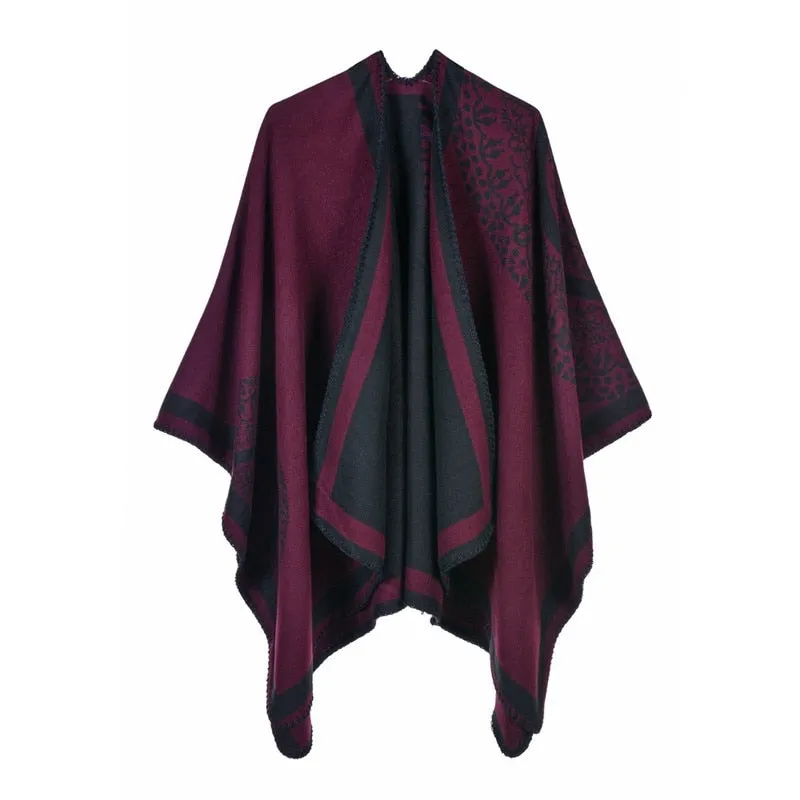 Such Beautiful Sin Geometric Poncho