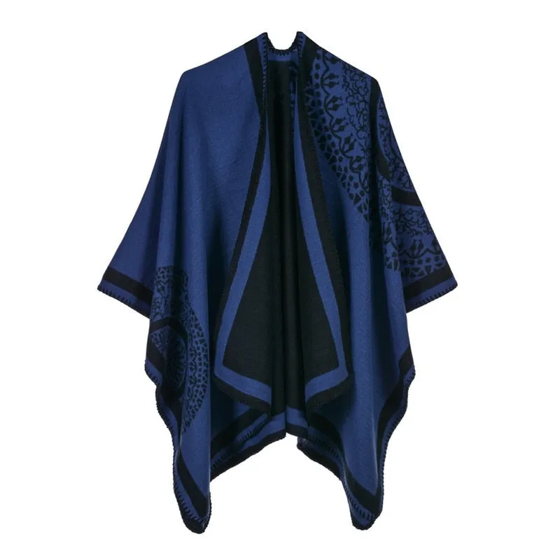 Such Beautiful Sin Geometric Poncho