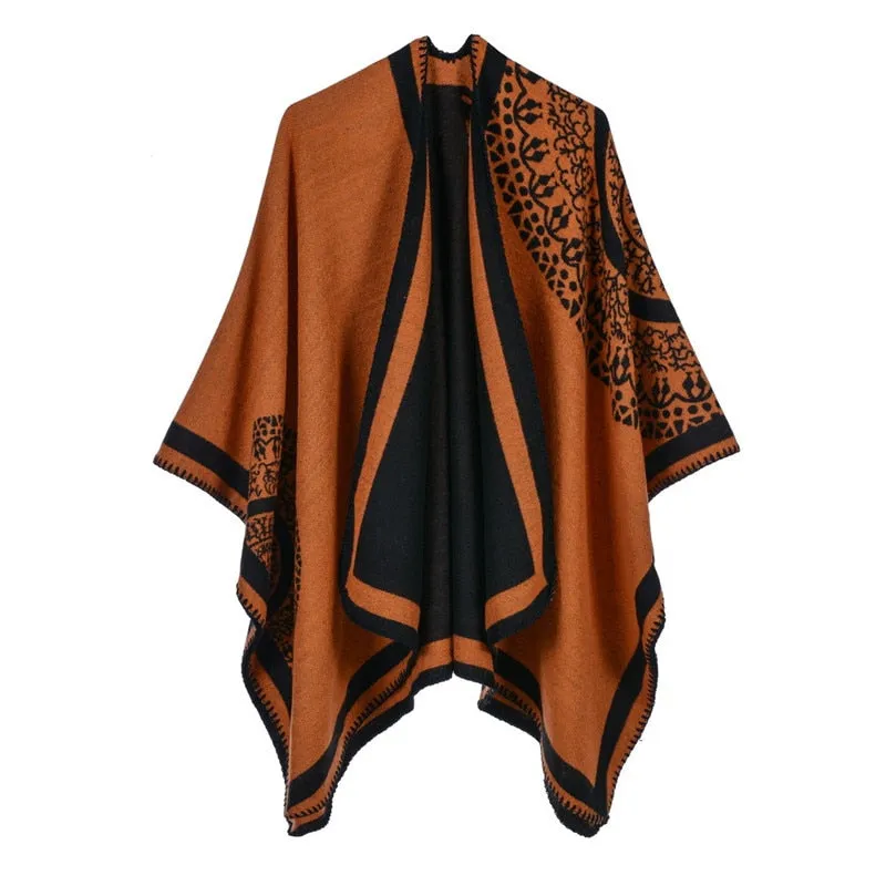 Such Beautiful Sin Geometric Poncho