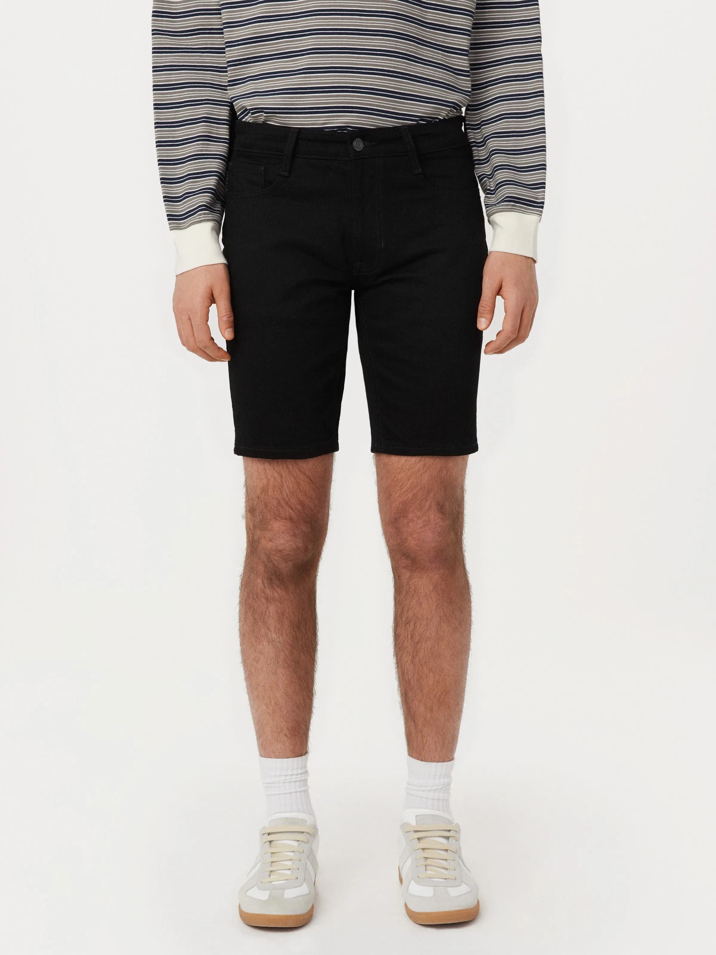 The Adam Slim 10in Short in Black